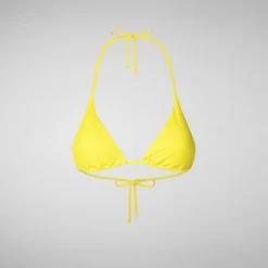 Costumi Da Bagno^Save The Duck Top Bikini A Triangolo Riva In Giallo Sole