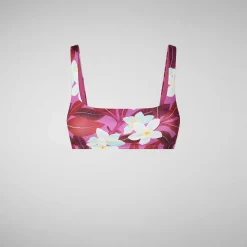 Costumi Da Bagno^Save The Duck Top Bikini Donna Uliana Fucsia Frangipani