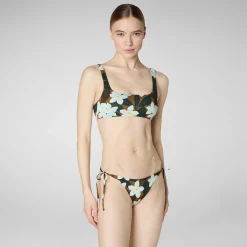 Costumi Da Bagno^Save The Duck Top Bikini Donna Uliana Marrone Frangipani