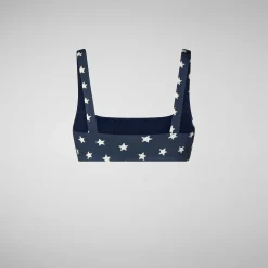 Costumi Da Bagno^Save The Duck Top Bikini Donna Uliana Stampa Stelle Marine Stampa Stelle Marine Su Fondo Blu Navy