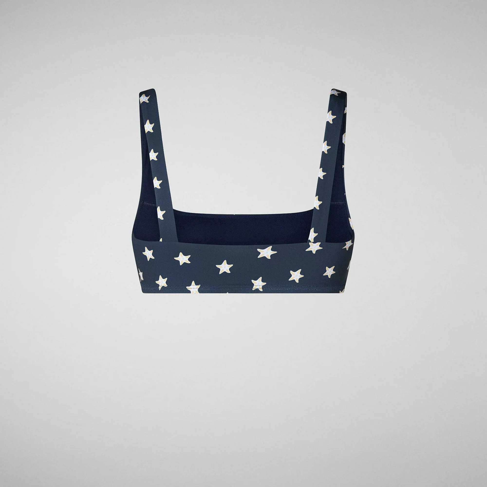 Costumi Da Bagno^Save The Duck Top Bikini Donna Uliana Stampa Stelle Marine Stampa Stelle Marine Su Fondo Blu Navy