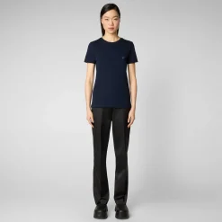 T-Shirt & Felpe^Save The Duck T-Shirt Donna Annabeth Blu Navy
