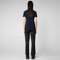 T-Shirt & Felpe^Save The Duck T-Shirt Donna Annabeth Blu Navy