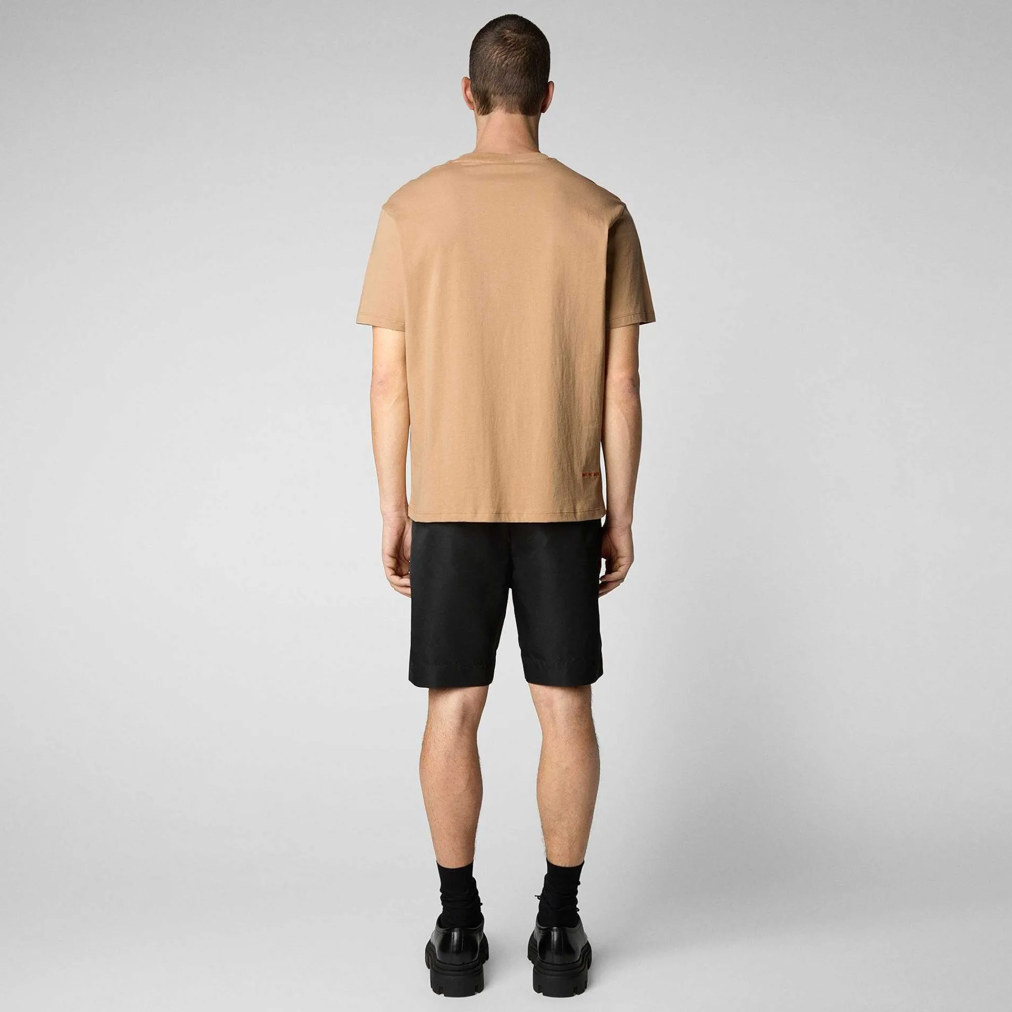 Magliette & Felpe^Save The Duck T-Shirt Uomo Adelmar Beige Biscotto