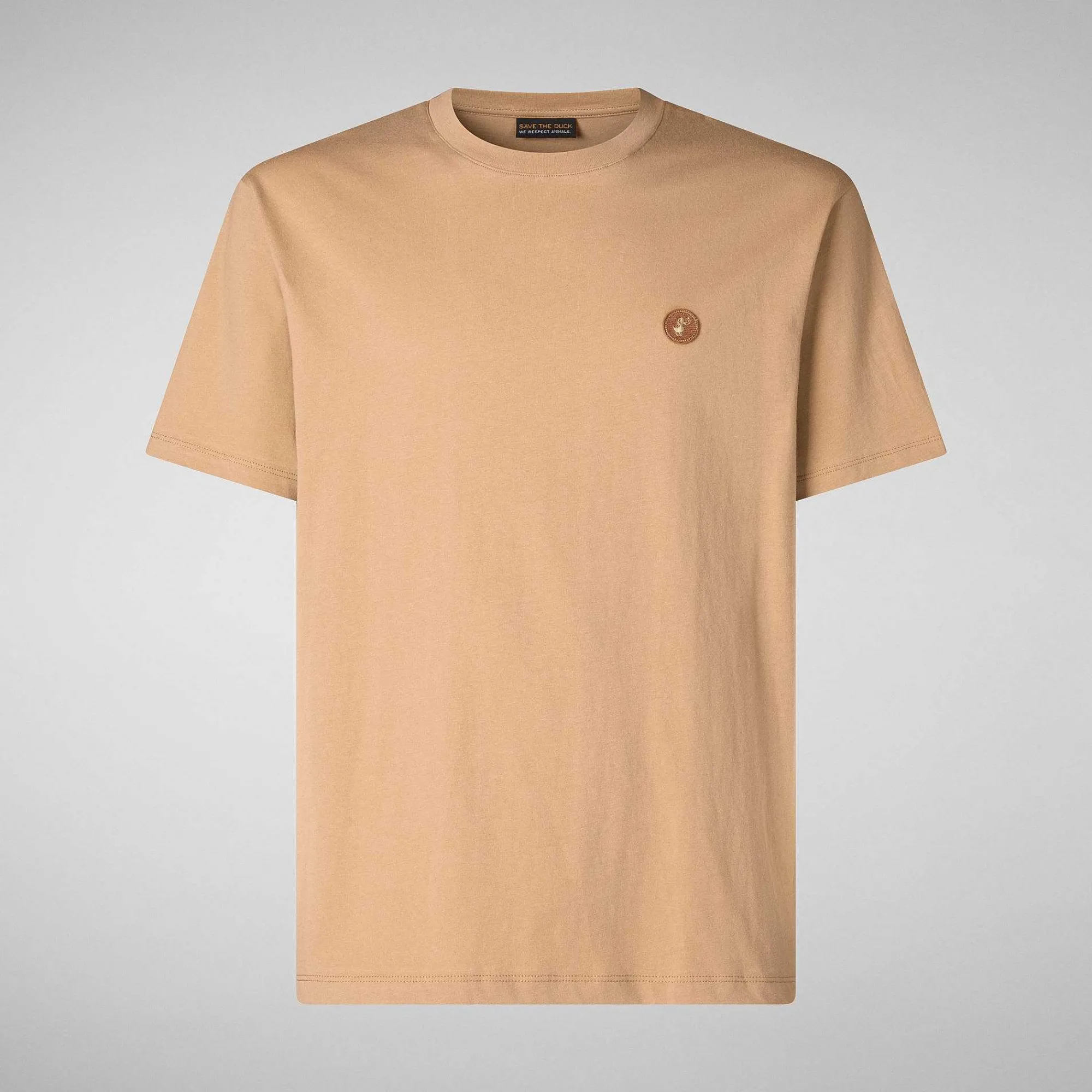 Magliette & Felpe^Save The Duck T-Shirt Uomo Adelmar Beige Biscotto