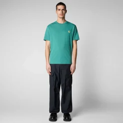 Magliette & Felpe^Save The Duck T-Shirt Uomo Caius Artichoke Green