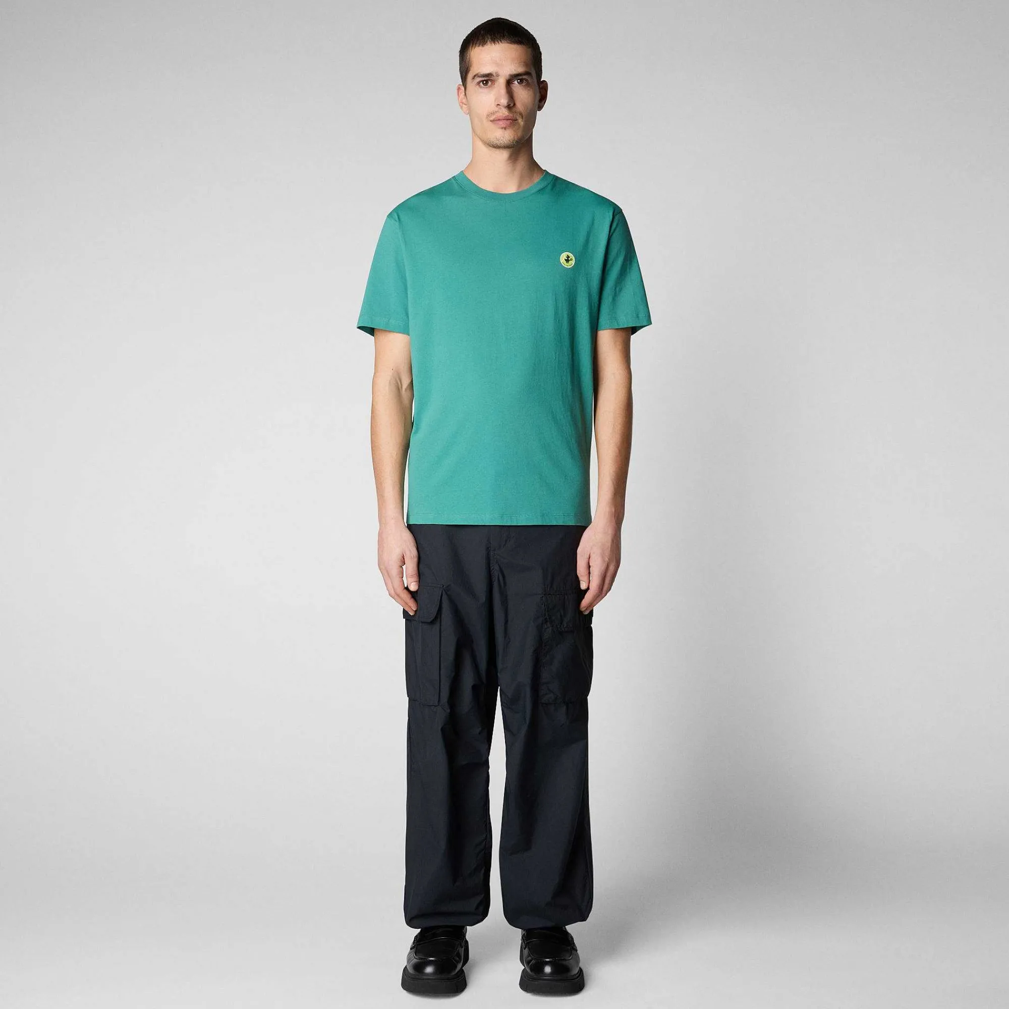 Magliette & Felpe^Save The Duck T-Shirt Uomo Caius Artichoke Green
