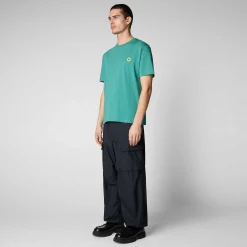 Magliette & Felpe^Save The Duck T-Shirt Uomo Caius Artichoke Green