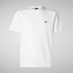 Magliette & Felpe^Save The Duck T-Shirt Uomo Caius Bianco