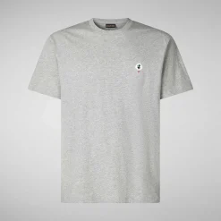 Magliette & Felpe^Save The Duck T-Shirt Uomo Caius Grigio Melange
