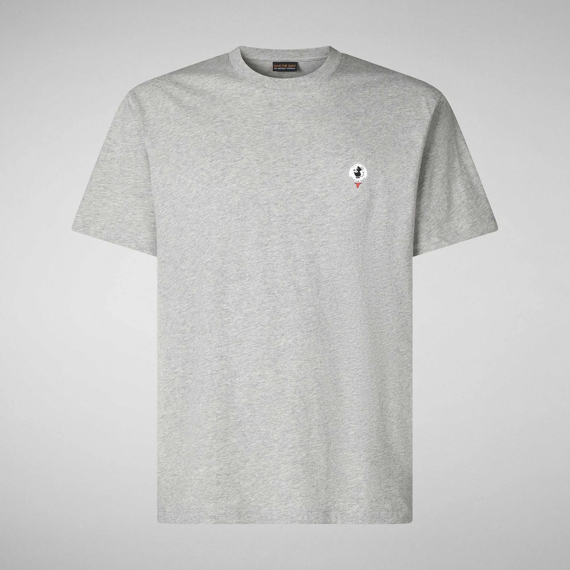 Magliette & Felpe^Save The Duck T-Shirt Uomo Caius Grigio Melange