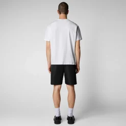Magliette & Felpe^Save The Duck T-Shirt Uomo Liraz Bianco