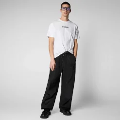 Magliette & Felpe^Save The Duck T-Shirt Uomo Nalo Bianco