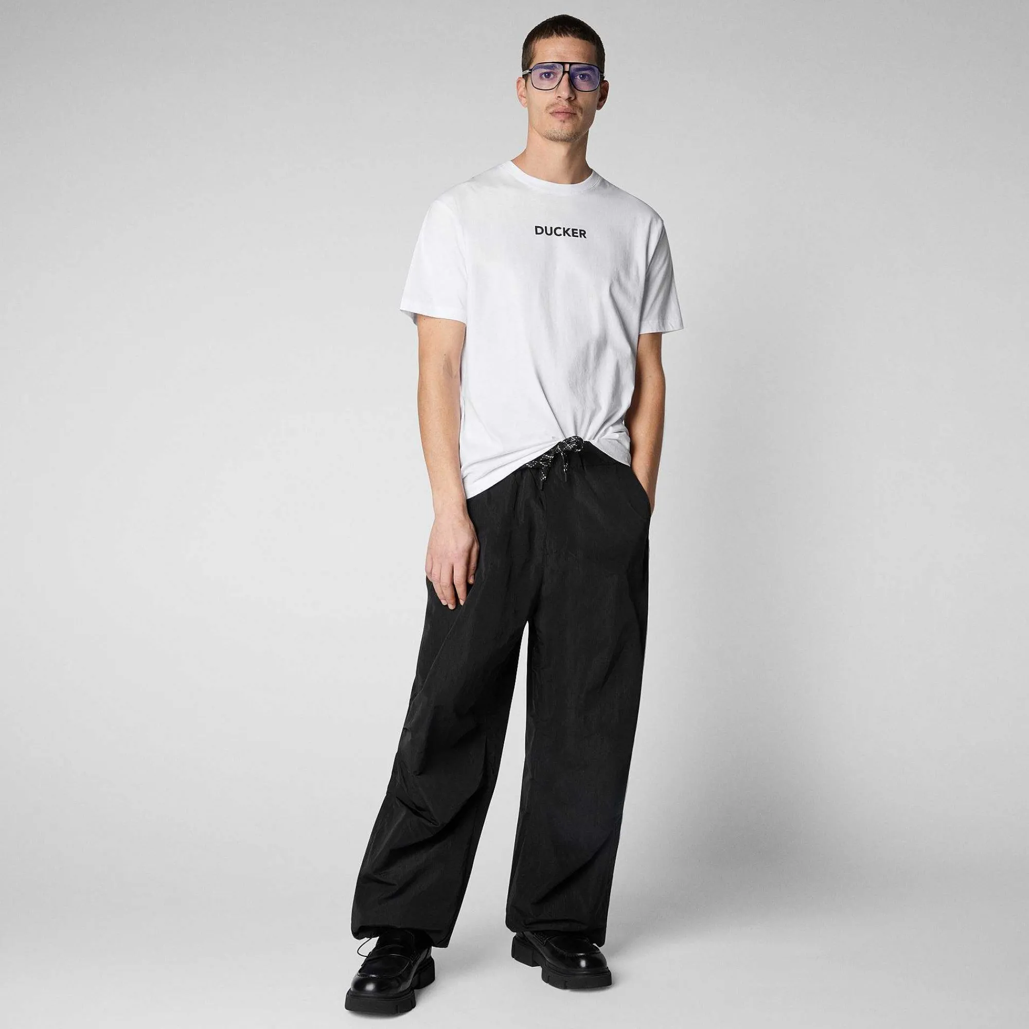 Magliette & Felpe^Save The Duck T-Shirt Uomo Nalo Bianco