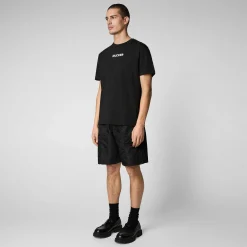 Magliette & Felpe^Save The Duck T-Shirt Uomo Nalo Nero