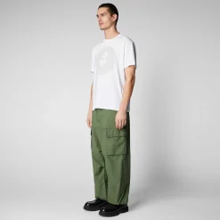 Magliette & Felpe^Save The Duck T-Shirt Uomo Pepo Bianco