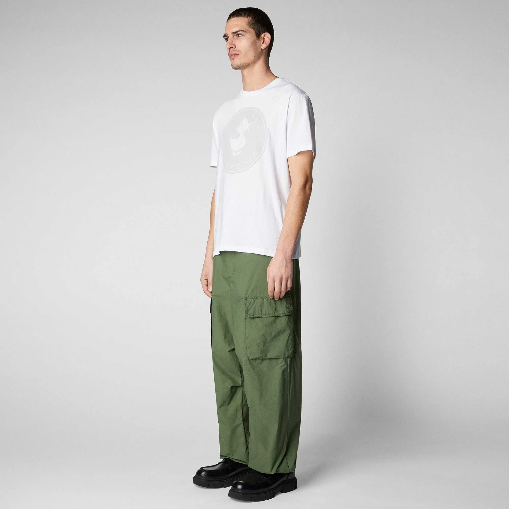 Magliette & Felpe^Save The Duck T-Shirt Uomo Pepo Bianco