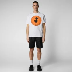 Magliette & Felpe^Save The Duck T-Shirt Uomo Sabik Bianco