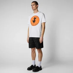 Magliette & Felpe^Save The Duck T-Shirt Uomo Sabik Bianco