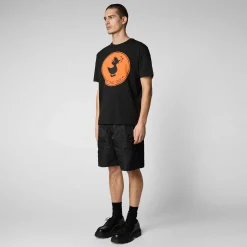Magliette & Felpe^Save The Duck T-Shirt Uomo Sabik Nero
