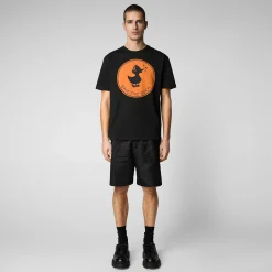Magliette & Felpe^Save The Duck T-Shirt Uomo Sabik Nero