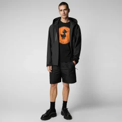 Magliette & Felpe^Save The Duck T-Shirt Uomo Sabik Nero
