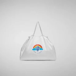 Accessori^Save The Duck Unisex Shopper Bag Lake In White